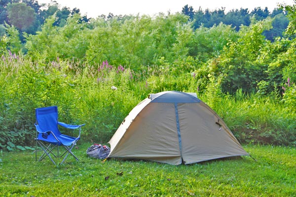 Camp Woodbury tent camping